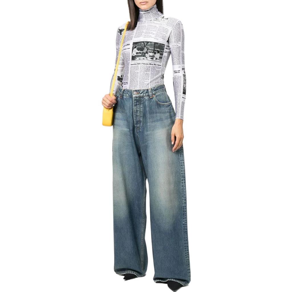 Balenciaga FW22 Jeans Unisex Blue 79341TNW604268