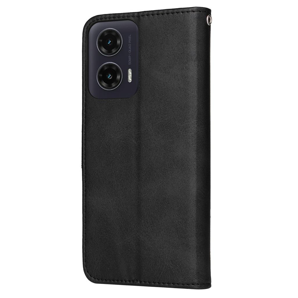 For Motorola Moto G35 5G Case Wallet PU Leather Folio Flip Phone Cover