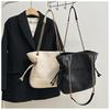 IELGY Ladies Tote Bag Diamond Chain Large Capacity Fashionable All-Match One-Shoulder Cross-Body Commu