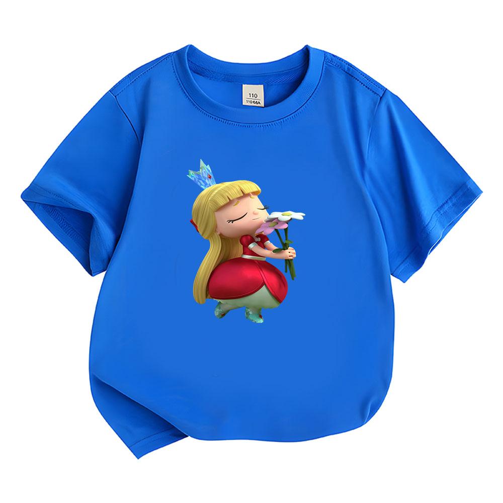 100% Cotton True and The Rainbow Kingdom Cartoon Children's T-shirt High Quality Cute Anime Print Kids Tops Toddler Summer