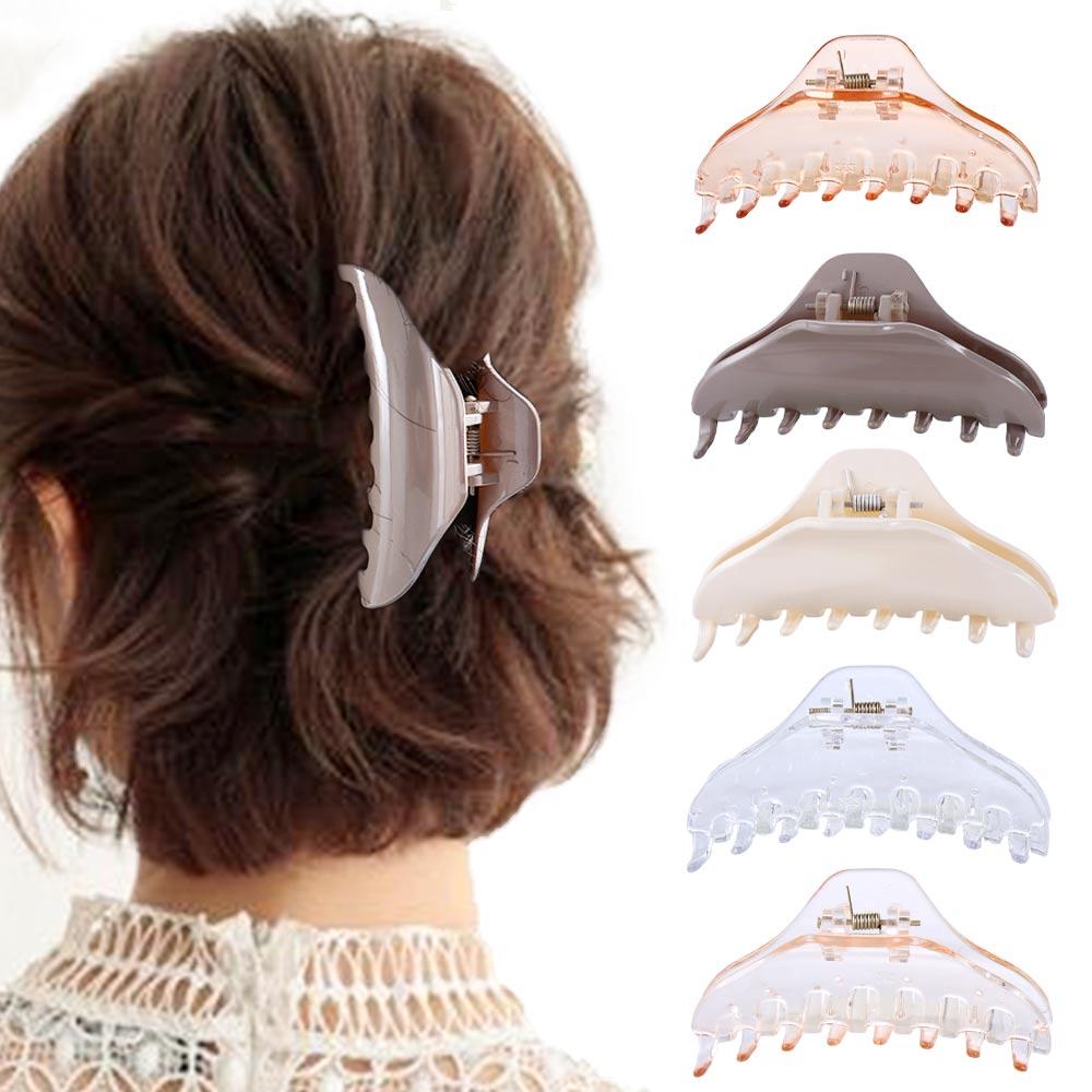 Ornaments Girls Korean Woman Geometric Ponytail Holder Crab Clips Hair Accessories Hair Claws