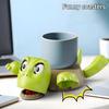 1PC Turtle Coaster, Anti Slip and Heat-resistant Silicone Table Drink Mat, Cute Kitchen Decoration Gift