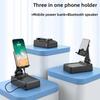 Multi Functional Mobile Phone Holder 3 In 1 Charger Phone Stand with Bluetooth Speaker  Desktop
