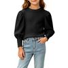 Stylish and Comfortable Girls' Winter Long-Sleeve Top