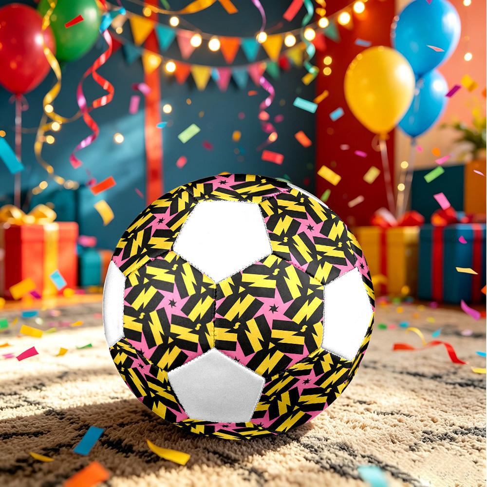 1pc Energy Burst Lightweight PVC Training Soccer Ball, Size 5, Suitable for Indoor and Outdoor TrainingGift Y60333