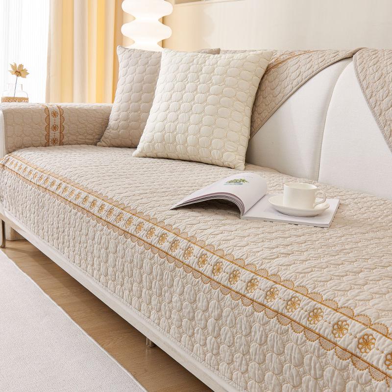 Sofa Cushion, Universal In All Seasons, Non-slip Seat Cushion, Fabric Leather, Sofa Cover Cover, Cloth Towel