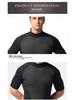 3MM Men's Short-Sleeve Shorty Wetsuit for Diving, Surfing, and Swimming