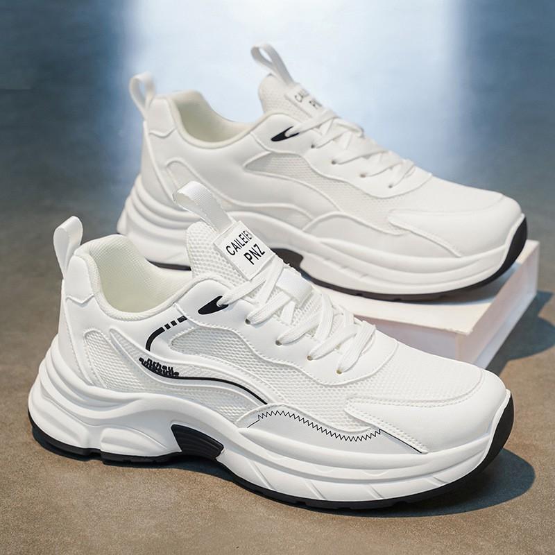 

New Teen Trend All-match Sneakers Non-slip Wear-resistant Shoes Men s Breathable Mesh Dad 39
