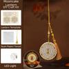 Luminous Wooden Mooncake Lantern Handmade Glow Festival Decor Pendant  Chinese New Year