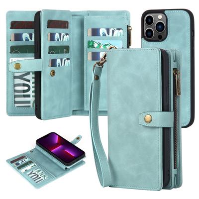 Suitable For IPhone 15 Phone Case Multifunctional Phone Leather Case 14 Wallet Phone Case IP12 Flip Leather Case