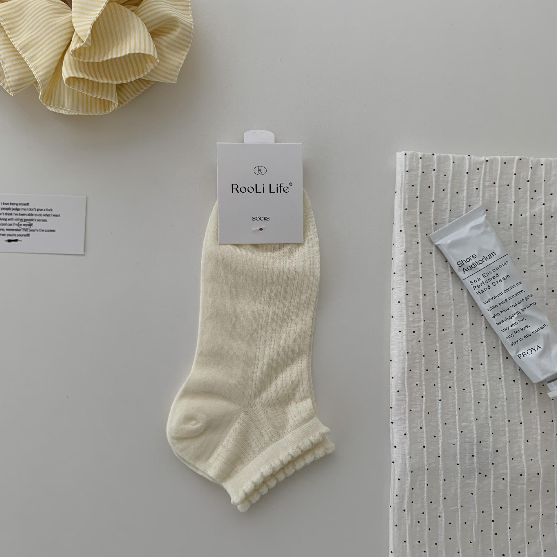 

Mulberry Silk Socks, Thin Summer Socks, Cool Summer Socks, Soft And Glutinous White Ballet-Style Short-Leg Socks One size fits all