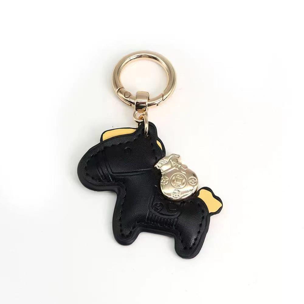 Have Money Soon Leather Keychain Pendant: Stylish and Unique Accessory for Men and Women, Ideal for Bags and Car Keys.