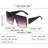 New Large Frame Joined Body Sunglasses Women Brand Designer Luxury Sun Glasses Outdoor Leisure Women Eyewear Uv400