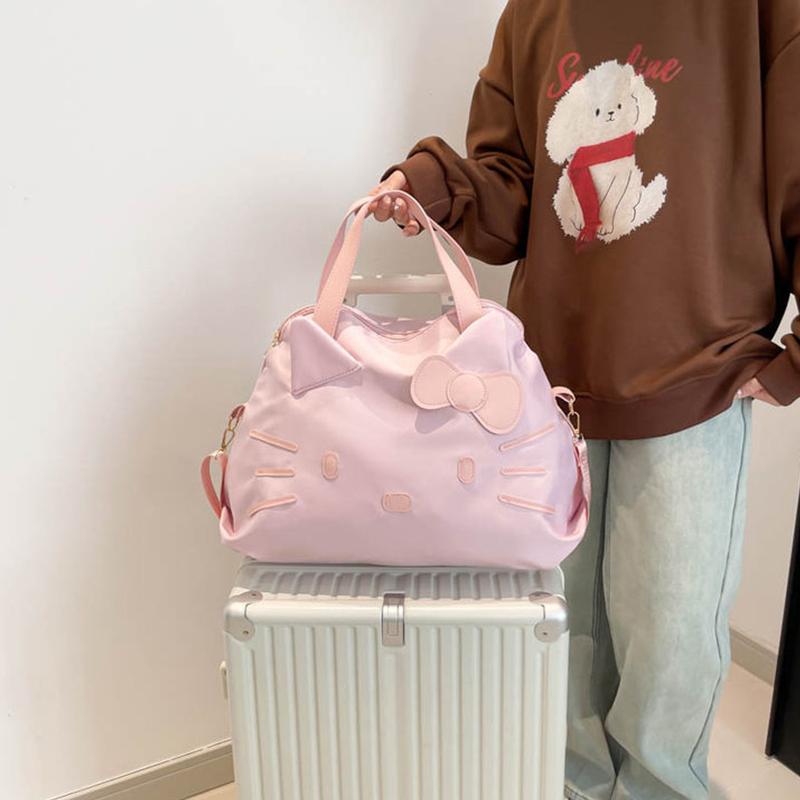 Sanrio Travel Bag Hello Kitty Portable Luggage Bag Suitcases And Travel Bags Shoulder Bag Handbag