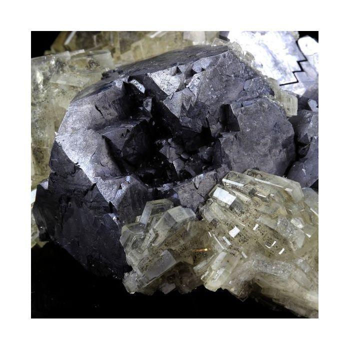 Pierres et Minéraux. Baryte + Galène. 3179.5 ct. Oumjrane, Drâa-Tafilalet Region, Maroc.