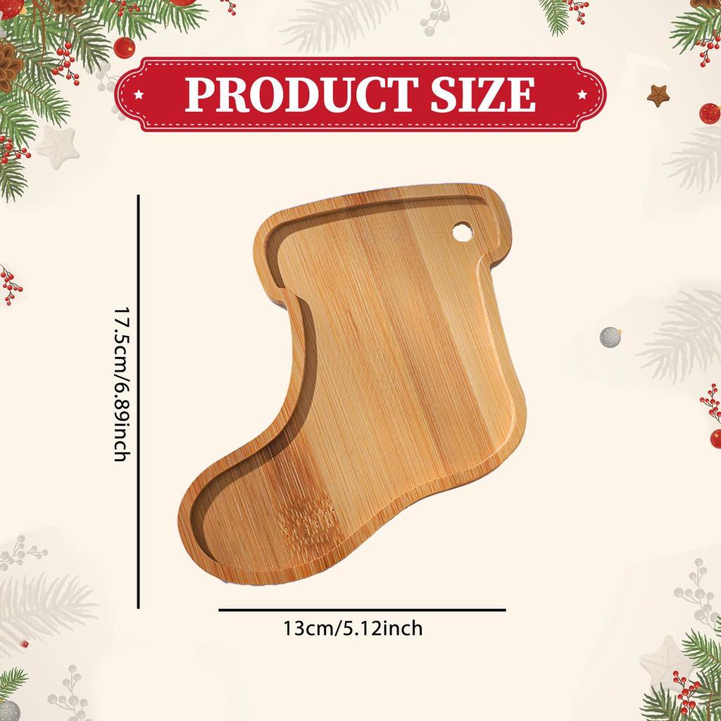 Coaster Base Bamboo Christmas Themed for Kids Adults Gift Dining Handmade Multipurpose DIY