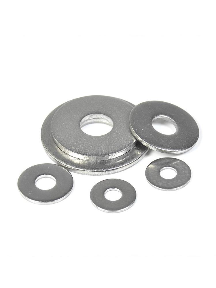 304 Stainless Steel Flat Washer Spacer, Thickened, Sizes M1.6 To M36