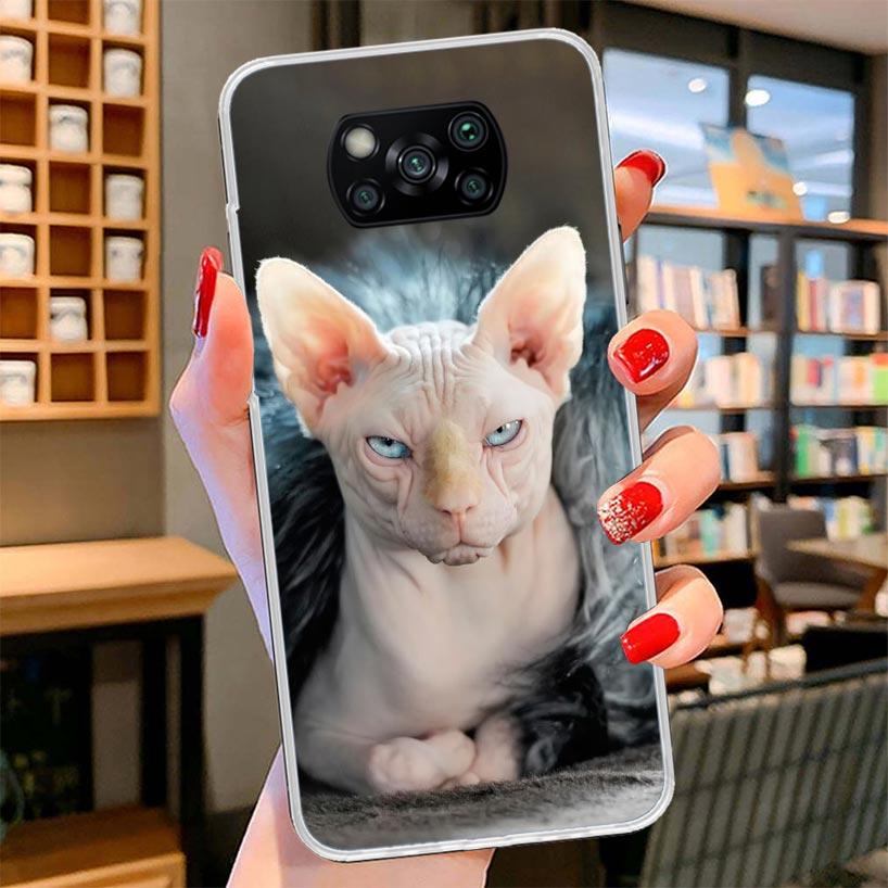 Lavaza Sphynx Sphinx Cat Cover Phone Case For Xiaomi Poco F7 Ultra X7 X6 X5 Pro M7 Redmi 15C 15 13C 13 12C 12 10C 10 9A 9C 9T 9
