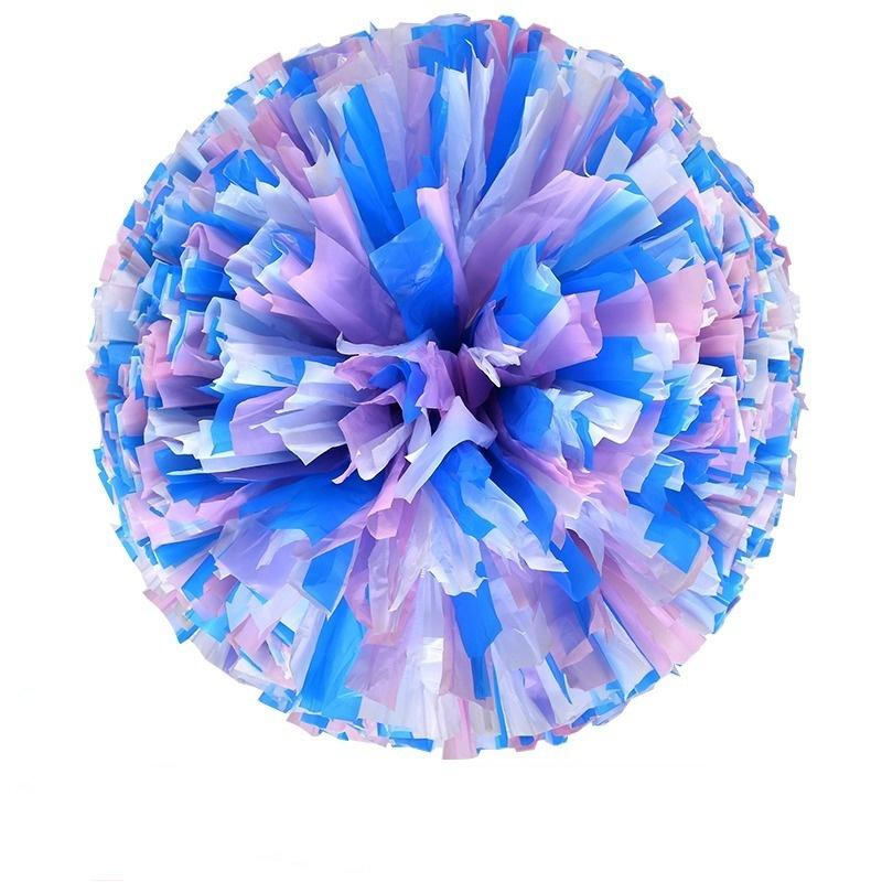 Bunte Cheerleading-Pom-Poms für Mädchen und Kinder, Finger-Cheerball, Schwarz und Blau, Gold, Silber, Rot, Grün, Tanz-Cheerleading-Zubehör