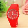 Women's Ultra-Thin Silicone Fashion Watch, Quartz Movement, Candy Color, Geneva Design