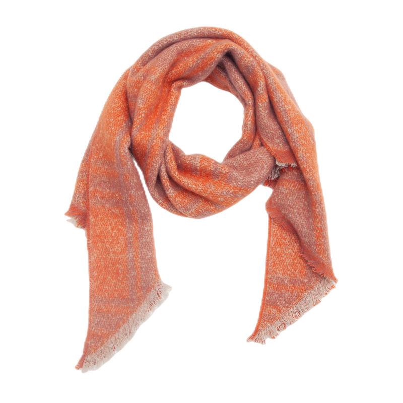 Diagonal Scarf Fashion Women Shawl Yarn Rhombus Shawl Circle Keep Warm