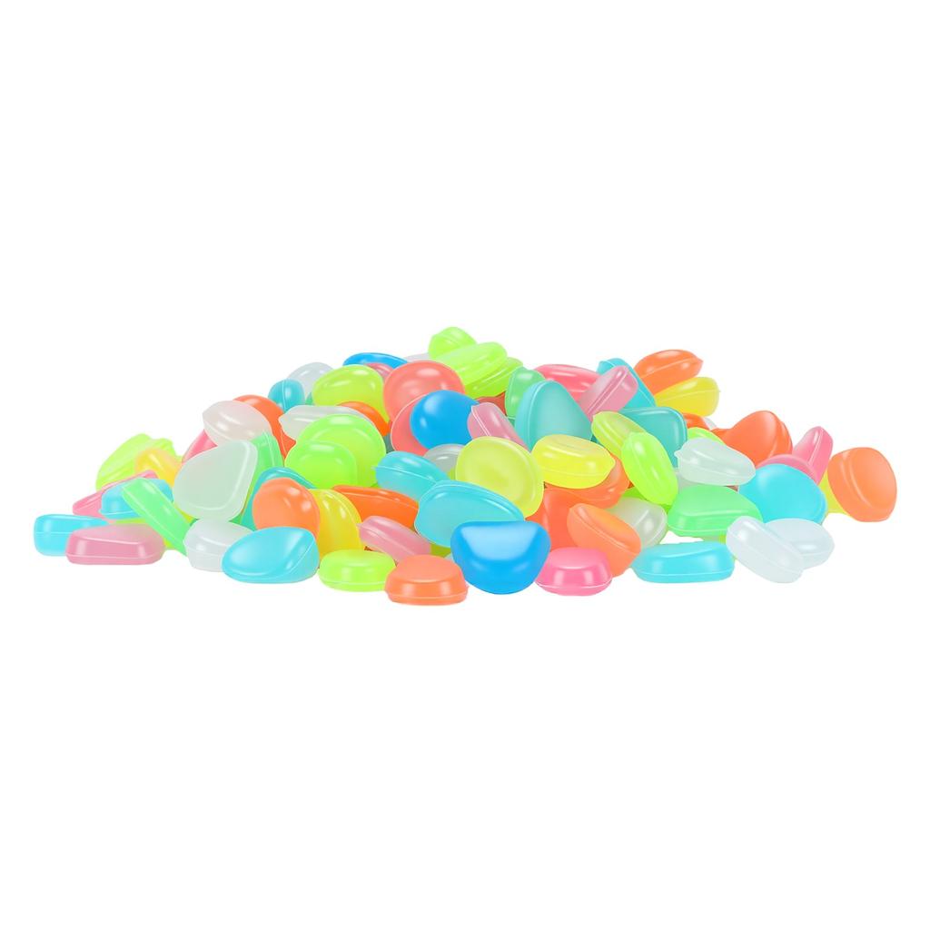 Glow In The Dark Rock Polished Edges Water Proof Night Guide Pebbles for Outdoor Fish Tank Landscaping Pathway Garden