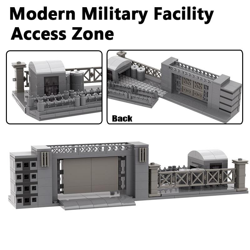 Future Warfare Modern Elite Military Sci-Fi Spaceport Facility Space Launch Base Building Block MOC Aerospace Port Model Kid Toy BAG