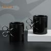 Scissor Handle Ceramic Cup 350ml Novelty Barber Hairdresser Tea Coffee Mug Gift Colorful Glaze Crafts Cup