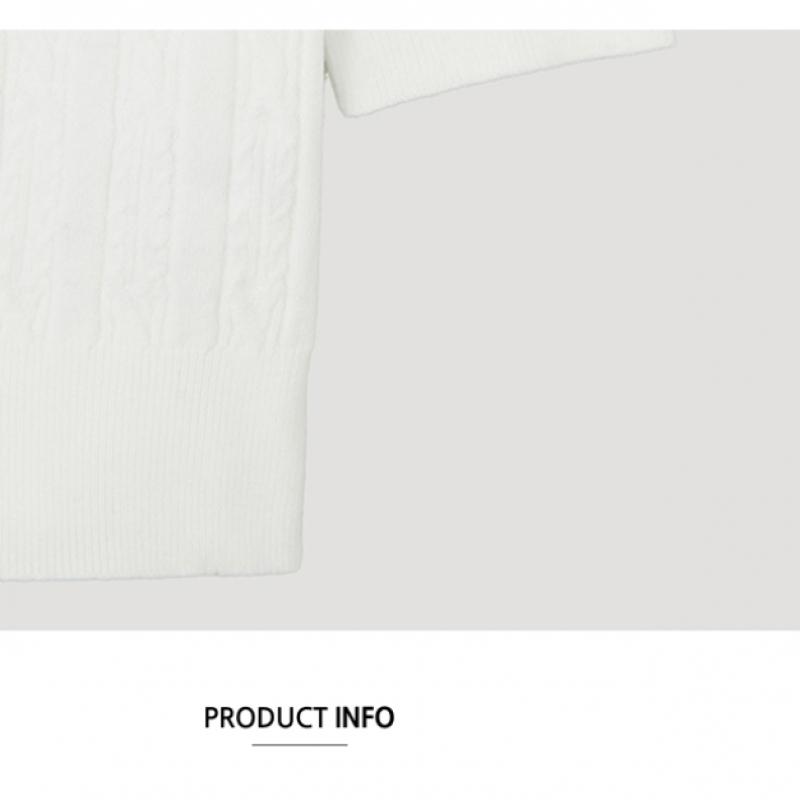  She S miSS  Cable Half Sleeve Knit SSkpop11030 Cr