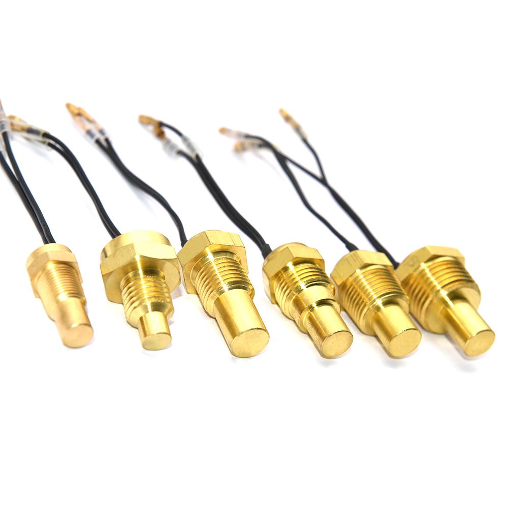 12V/24V Wassertemperatursensor Temperaturgeber 50K Kopfstecker 10MM 12MM 14MM 16MM Für Auto LKW Anzeige Elektrisches Messgerät NPT 3/8 1/8
