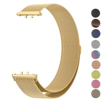 Edelstahlarmband für Samsung Galaxy Fit 3 Smartwatch-Armband Mailänder Schleife Magnetisches Armband Armband Fit3 Handgelenk-Etui