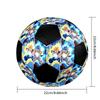 Dragon Ball Indoor Soccer Ball Colorful Machine Stitched PVC Size 5 Team Training Competition Ready Durable High-Bounce Cool Sports Gift