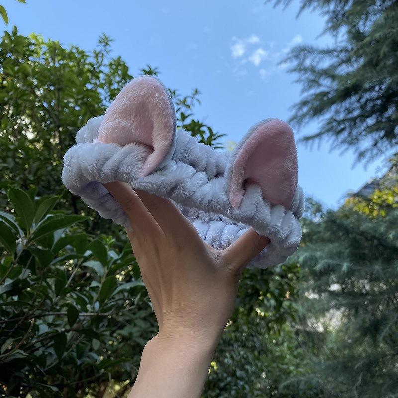 New Cat Ear Hair Band, Face Wash Version, Girls Face Wash Makeup Headband, Headband, Headband. *5pcs