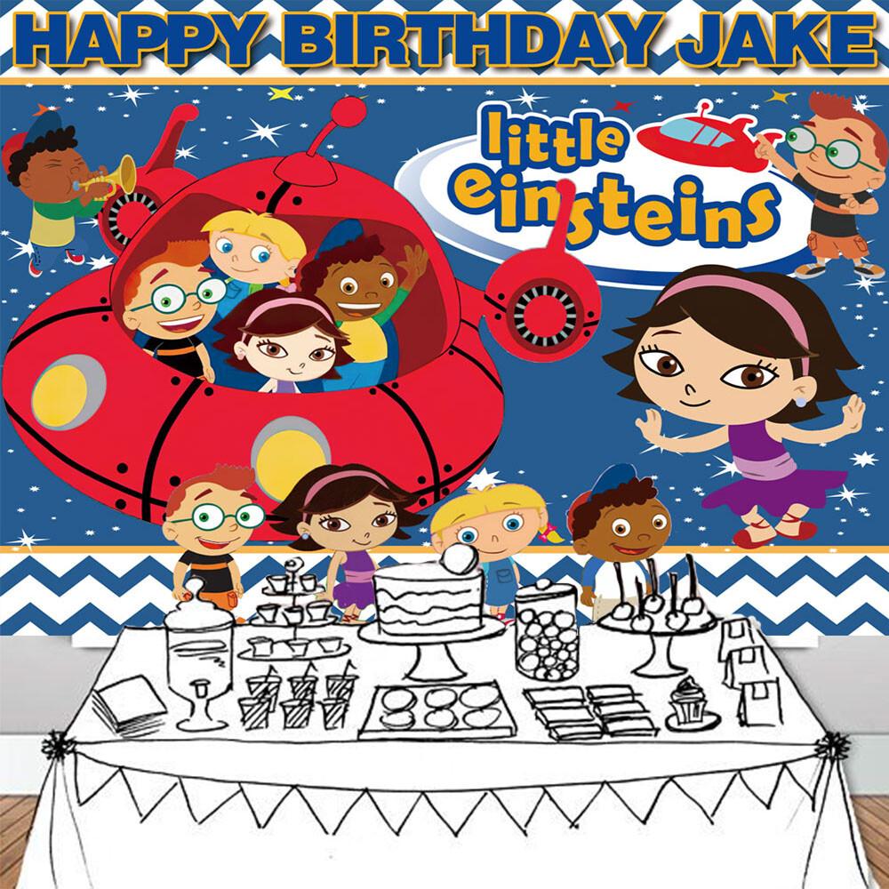 101. Little Einsteins Personalised Custom Banner Backdrop Party Decor Birthday Gift