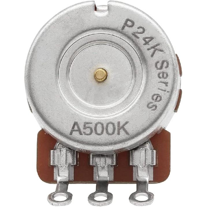 FLEOR 2pcs A500K Audio Pots 19mm Long Split Shaft Guitar Potentiometer, 24-Spline