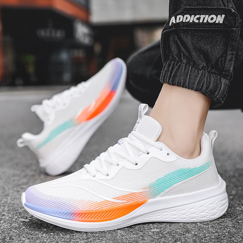 New breathable casual shoes sports shoes flying woven tide shoes casual mesh running shoes 36