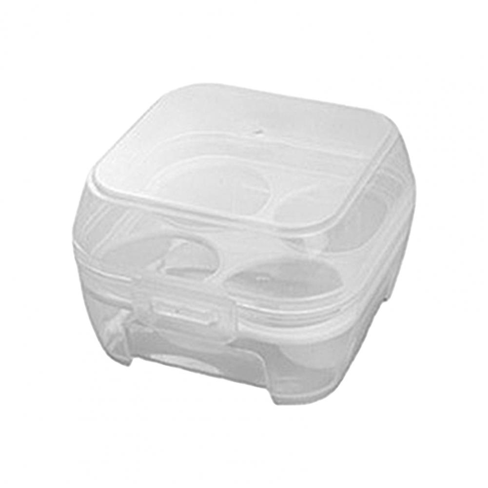 2/4/6  Egg Storage Box Portable Anti-shock Anti-fall Egg Holder Container For Outdoor Camping Picnic