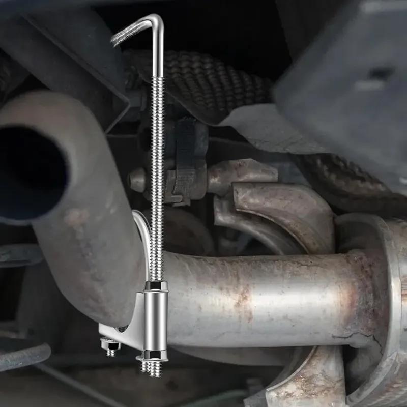 Rear Muffler Hanger Exhaust Clamp 25Inch 3Inch With Hook For Automobile Heavy Duty Exhaust System Installation Car Parts 1 Pcs