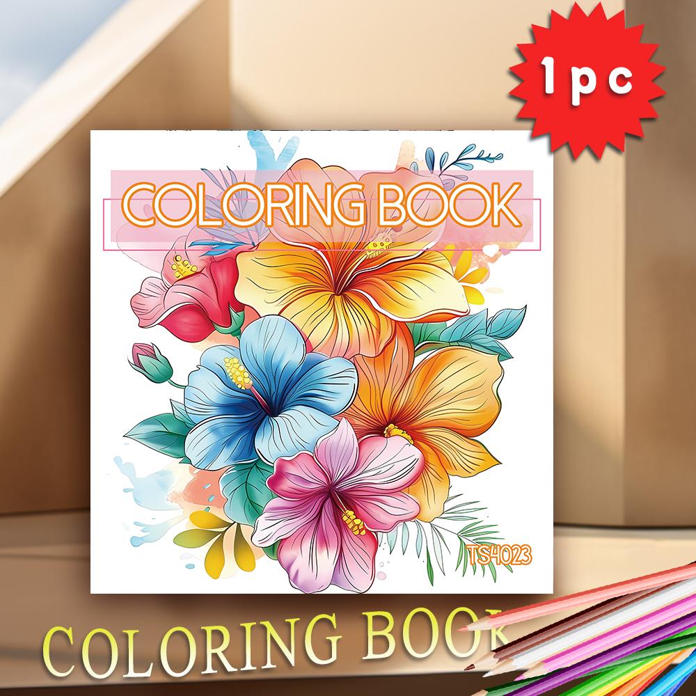 

1 шт., 30 листов Книга для рисования для взрослых 8,3x 8,3 дюйма бумага плотностью 100 г/м² для успокоения, снятия тревоги и многого другого, идеально подходит для многих праздничных подарков!