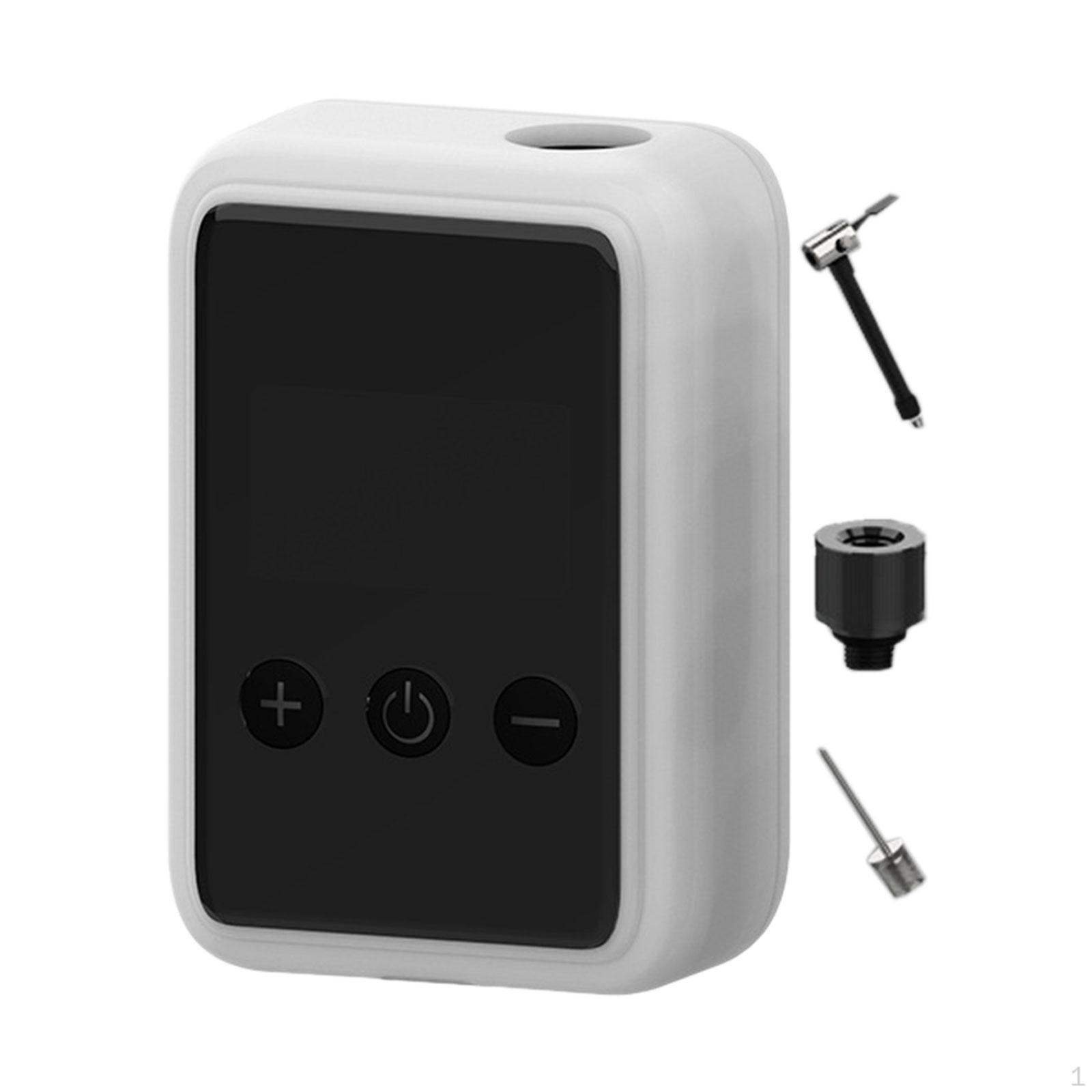 

Digital Air Compressor Tire Inflator Bike Pump Handheld Car Tires Portable for Motorcycles білий