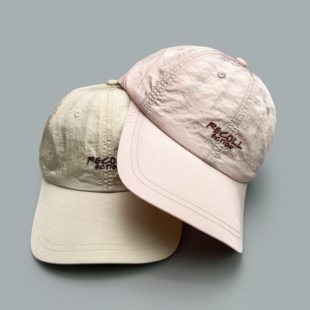 Korean Embroidery Letters Show The Face Small Baseball Cap Men And Women Quick-Drying Versatile Outdoor Simple Cap