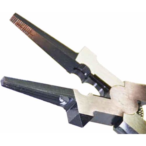 Right Seiki WAZAMONO WZ-P185 Welding Pliers, 185mm, Body: Depth: 1.6cm, Body: Height: 19cm, Body: Width: 5.5cm
