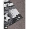 Summer New Children's Sports Set Casual Sports Men's 3D Printed Children's Football Pattern T-shirt Short Sleeve Set