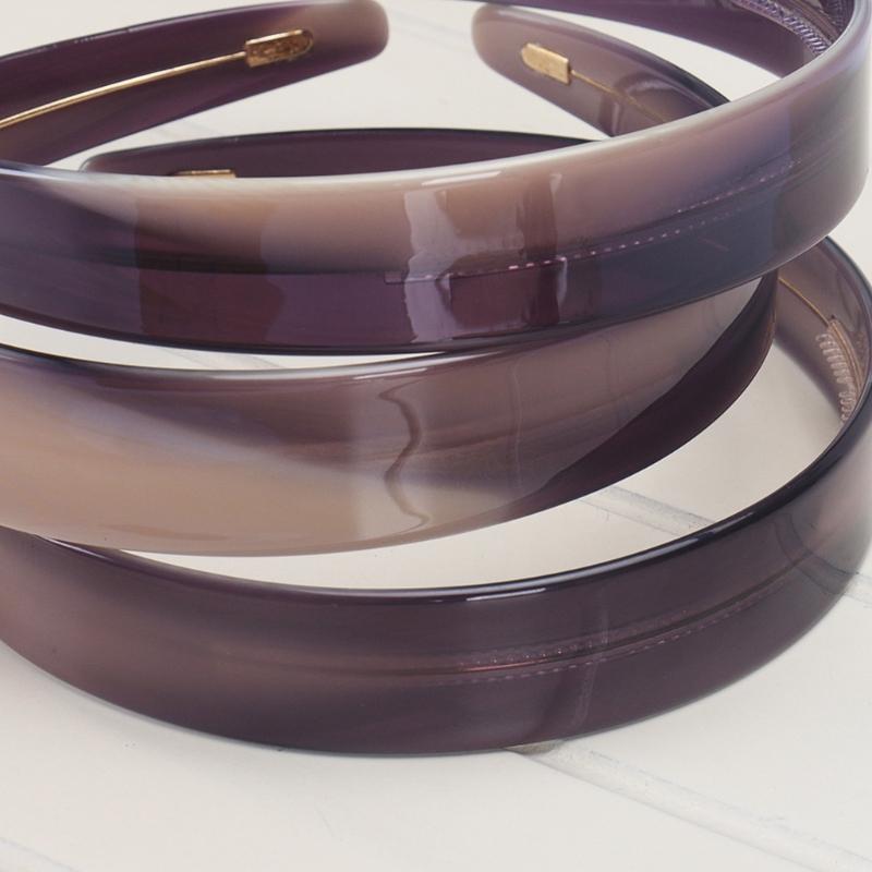 2.2cm Wide Acetate Headband Hair Hoop With Nonslip Teeth For Women And Girls Comfortable Hair Accessory