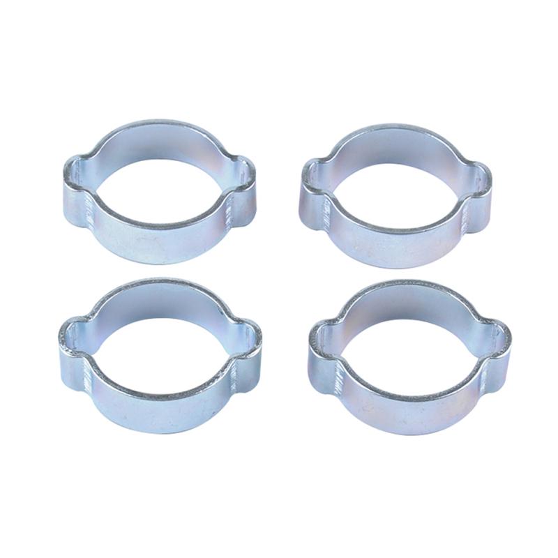 10 Pcs/set Double Ear Clamp Galvanized Convenient Fuel Pipe Hose Clamp 5-31mm