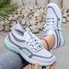 Fashion Spring Ultra-light Running Shoes Sports Women's Shoes Mesh Breathable Platform Sneakers Flying Non-slip Lightweight Casual Shoes