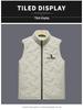 Woodpecker Unisex Lambswool Vest: Autumn/Winter Fleece-Lined, Thick, Stand Collar, Casual & Warm Jacket