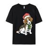Beagle Christmas Tree Decoration Funny Tshirt Men T Shirts Gifts Print Tshirts Casual Plus Size Tops Tee