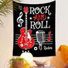 Rock and Roll Guitar Design Patterned tapestry home decor, suitable for bedroom and living room, gift