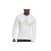 Adidas Sweatshirts Men's White Crew Neck Moderate Regular GJ6591
